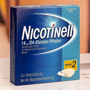 Nicotinell 14mg / 24-Stunden-Nikotinpflaster Mittel 14 Stück